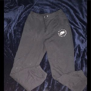 Black Nike sweats